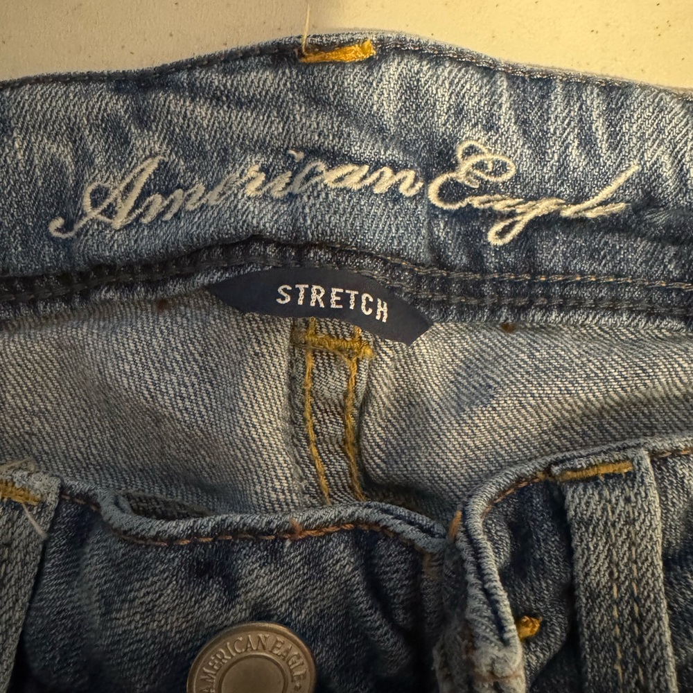 American Eagle Outfitters Women's Blue Stretch Jeans